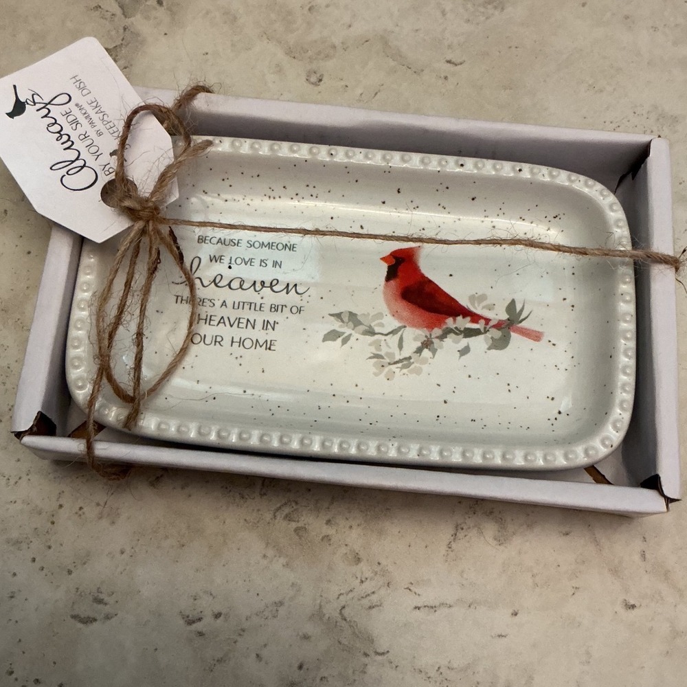 Pavilion Always By Your Side Cardinal Heaven In Our Home Keepsake Dish 44120